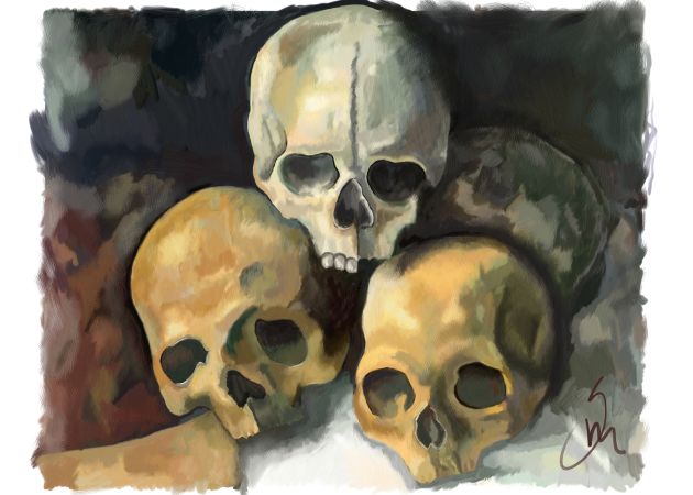 Cezanne_Skull_Pyramid